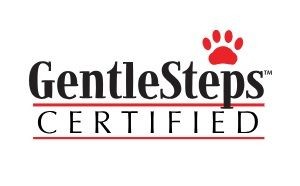 GentleSteps Certified humane dog training badge